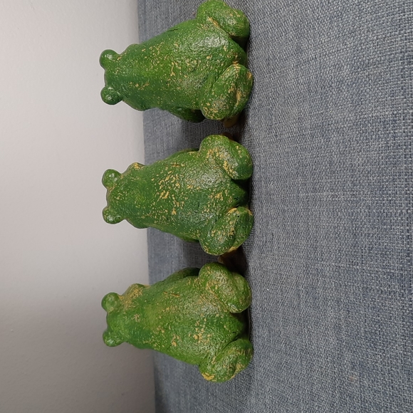 Resin Whimsical Garden Frog Frogs Toads Amphibians Figures Statues Home Accents - Picture 4 of 7